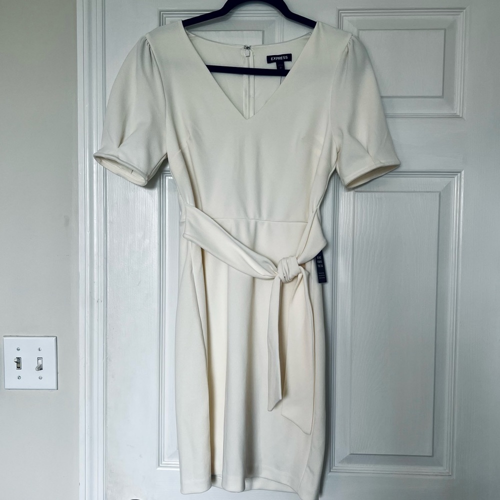 EXPRESS Cream Dress